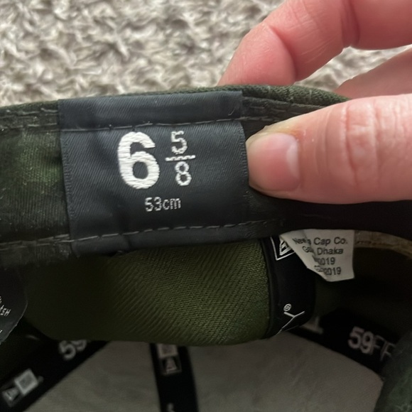 Detroit tigers camo with gold accents new era 59FIFTY cap size 6 5/8 - Picture 12 of 12